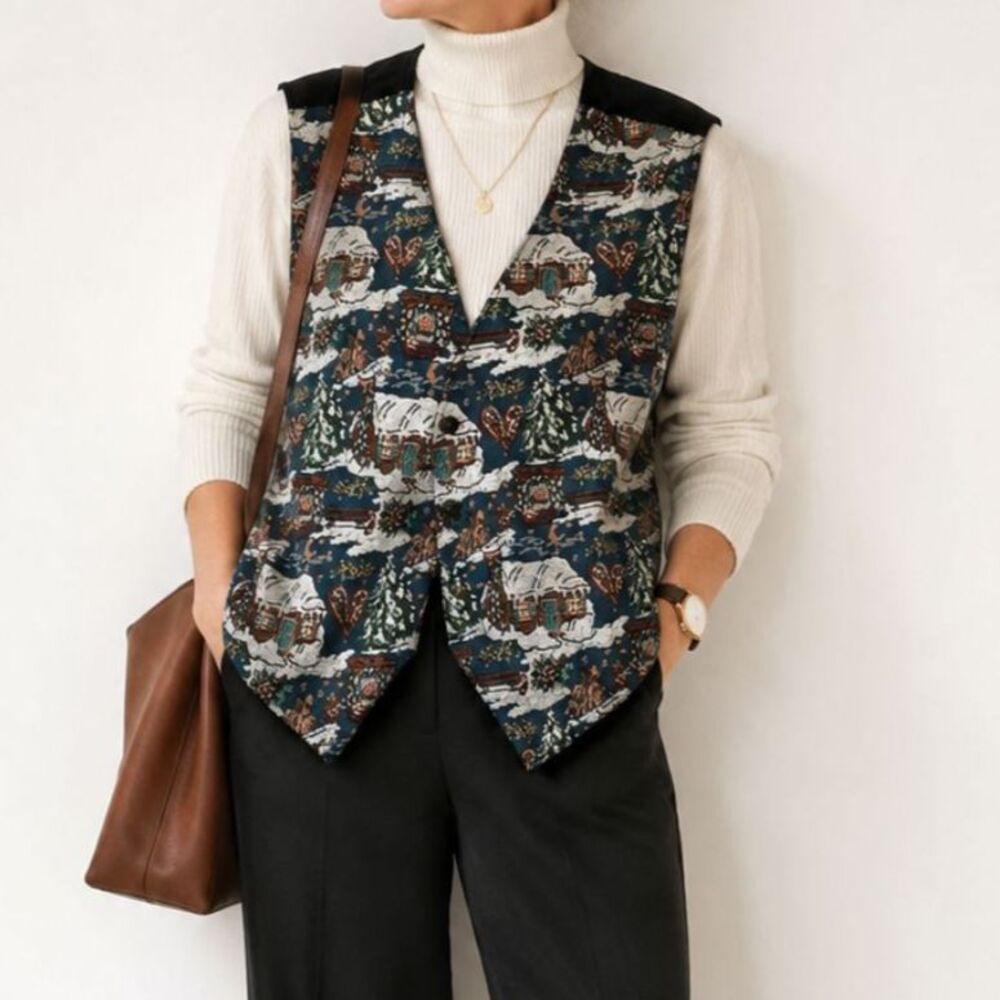 Bobbie Brooks Vintage tapestry vest - Size M
